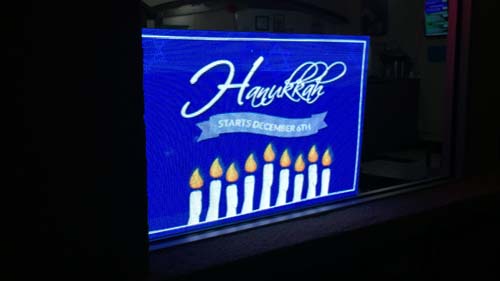 HD Sign Design Restaurant Menu Display