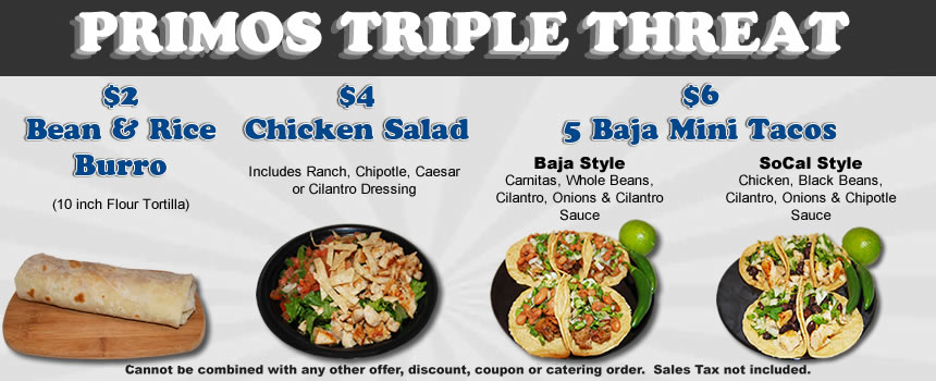 Primos Mexican Food - San Diego